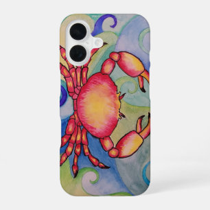 Happy Crab telefoonhoesje iPhone 16 Hoesje