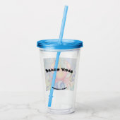 Happy Crab Tumbler Acryl Drinkbeker (Achterkant)