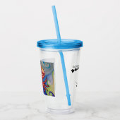 Happy Crab Tumbler Acryl Drinkbeker (Links)