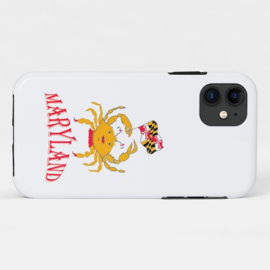 Happy crab USB-oplaadstation Case-Mate iPhone Case (Achterkant (horizontaal))