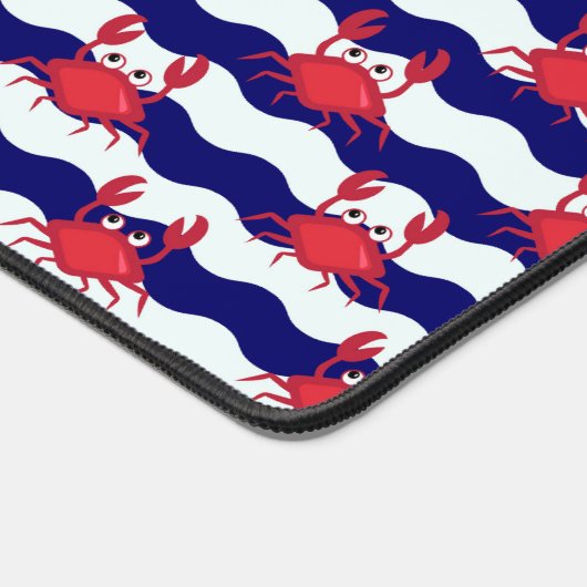 Happy Crabs Pattern Bureaumat (Hoek)
