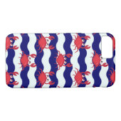 Happy Crabs Pattern Case-Mate iPhone Case (Achterkant (Horizontaal))