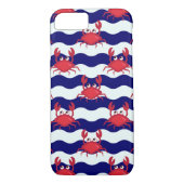 Happy Crabs Pattern Case-Mate iPhone Case (Achterkant)