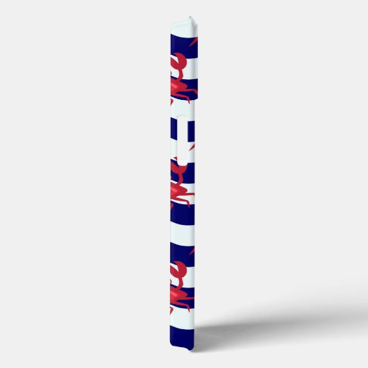 Happy Crabs Pattern Case-Mate iPhone Case (Achterkant / Rechts)