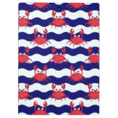 Happy Crabs Pattern Klembord (Achterkant)