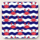 Happy Crabs Pattern Onderzetter (Voorkant)