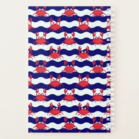 Happy Crabs Pattern Planner (Achterkant)
