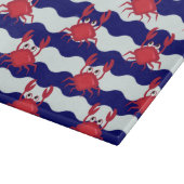 Happy Crabs Pattern Snijplank (Hoek)