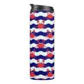 Happy Crabs Pattern Thermosbeker (Geroteerd rechts)