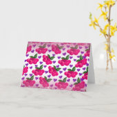 Happy Cranberry Harvest Wenskaart Kaart (Gele Bloem)