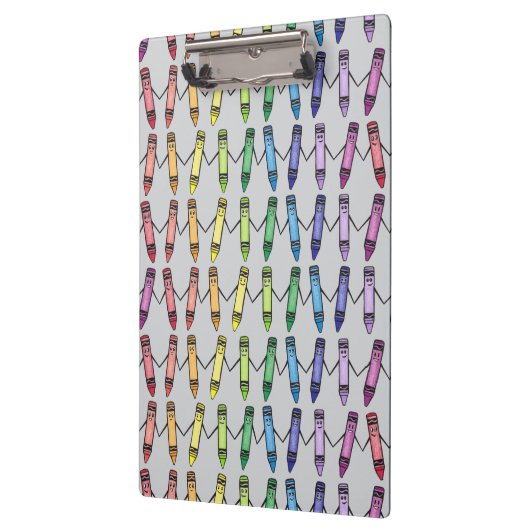 Happy Crayons Patroon Klembord (Links)