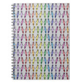Happy Crayons Pattern Spiral Notitieboek (Voorkant)
