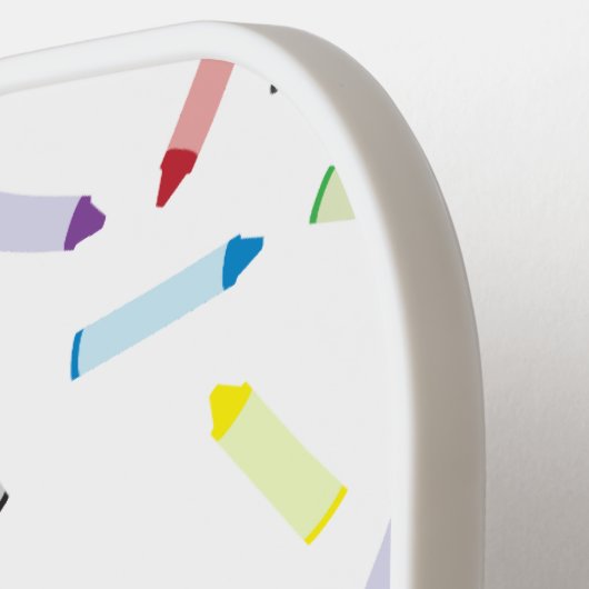 Happy Crayons Pickleball Paddle (Links Detail)