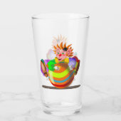Happy Crazy Clown Glas (Achterkant)