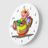 Happy Crazy Clown Grote Klok (Hoek)
