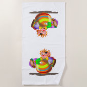 Happy Crazy Clown Strandlaken (Voorkant)