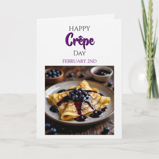 Happy Crêpe Day | February 2nd Kaart (Voorkant)