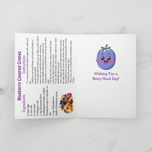 Happy Crêpe Day | February 2nd Kaart (Binnen)