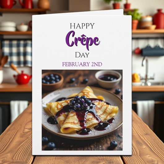 Happy Crêpe Day | February 2nd Kaart