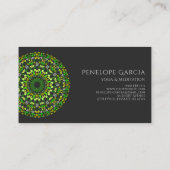 Happy Crop Garden Mandala Visitekaartje (Achterkant)