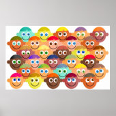 Happy Crowd Poster (Voorkant)