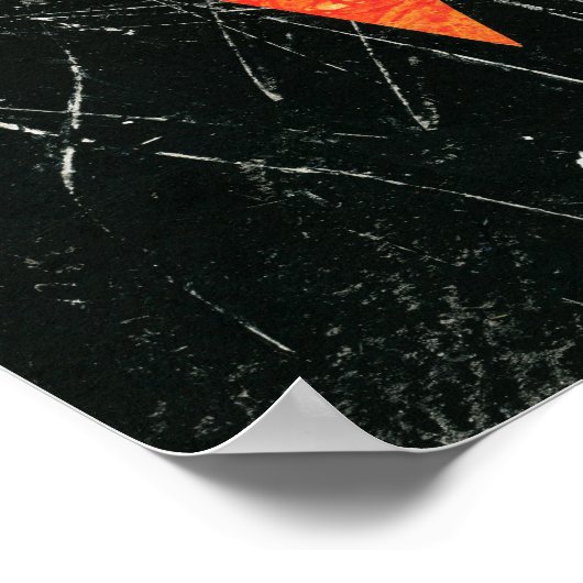 Happy Cry Poster Wall Art - Abstracte kunst (Hoek)