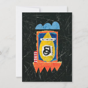 Happy Cry Wenskaart - Abstracte kunst Kaart