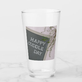 Happy Cuddle Day (Warm Hugs en Loving Snuggles) Glas