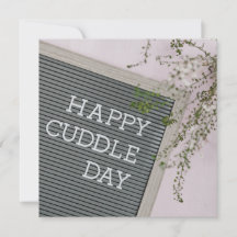 Happy Cuddle Day (Warm Hugs en Loving Snuggles)