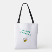 happy culture tote bag (Achterkant)