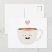 Happy Cup Briefkaart (Voorkant / Achterkant)
