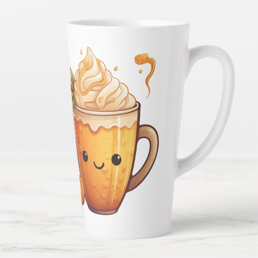 Happy Cup Latte Mok (Rechts)