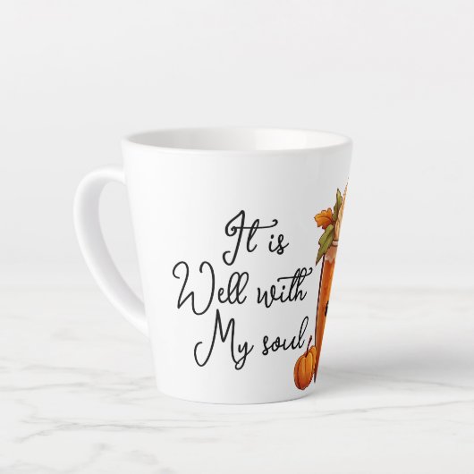 Happy Cup Latte Mok (Linkerhoek)