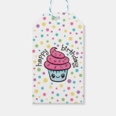 Happy Cupcake cadeau labels Cadeaulabel (Voorkant)