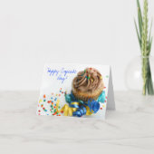 Happy Cupcake Day Verjaardag Kaart (Voorkant)