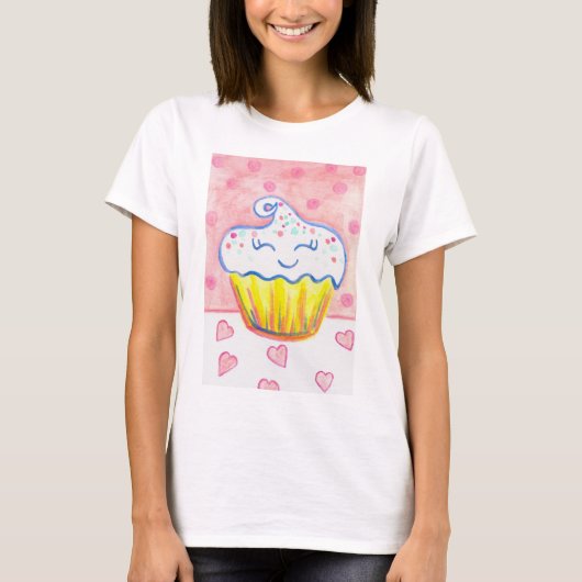 Happy Cupcake Shirt (Voorkant)
