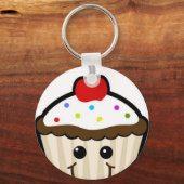 Happy Cupcake Sleutelhanger (Voorkant)