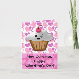 Happy Cupcake Valentijn Feestdagen Kaart