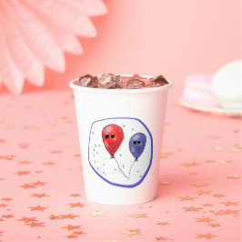 Happy cups papieren bekers