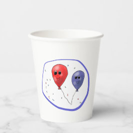 Happy cups papieren bekers