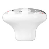 Happy Curious Kittens Keramische Knop (Zijkant)