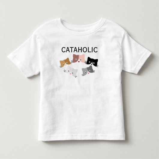 Happy Curious Kittens Kinder Shirts (Voorkant)
