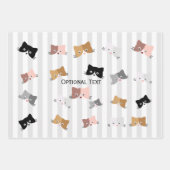 Happy Curious Kittens-oppakpapier Inpakpapier Vel (Voorkant)