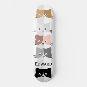 Happy Curious Kittens Persoonlijk Skateboard