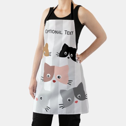 Happy Curious Kittens Schort (Insitu)