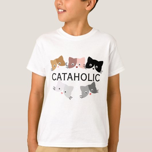 Happy Curious Kittens T-shirt (Voorkant)