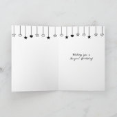 Happy Curls | Digitale kunst | Fijne verjaardag Kaart (Binnen)