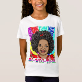 Happy Curls | Digitale kunst | Wees je bewust T-shirt