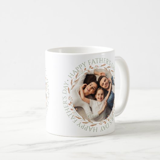 Happy Custom Foto Vaderdag Mok Gift (Voorkant rechts)