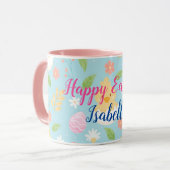 Happy Customize Easter Chicken Mok (Voorkant links)